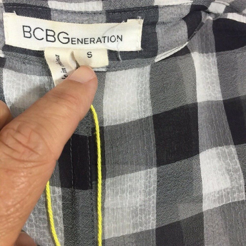 bcbgeneration Sheer Open Long Length Cardigan Sm - Picture 4 of 8